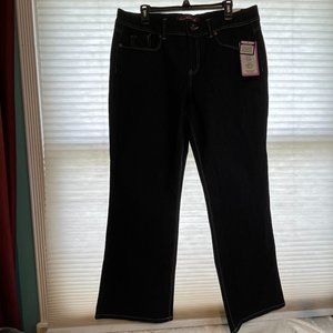 Gloria Vanderbilt DARK WASH MIDRISE FLARE JEANS NWT SIZE 16